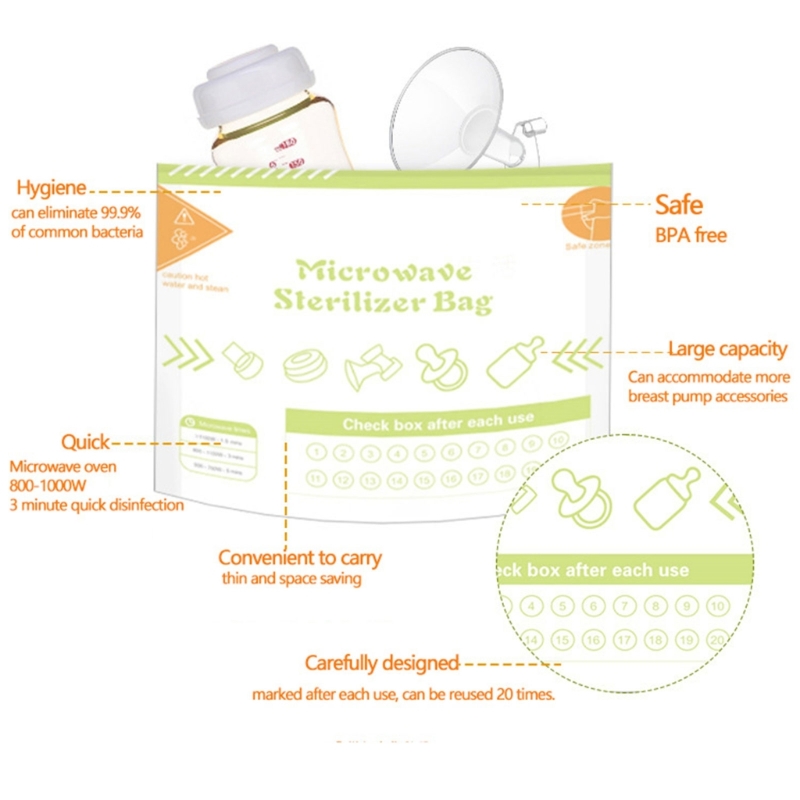 10 folhas/conjunto de sacos re - Zwitsal Baby Products avaliação e preço